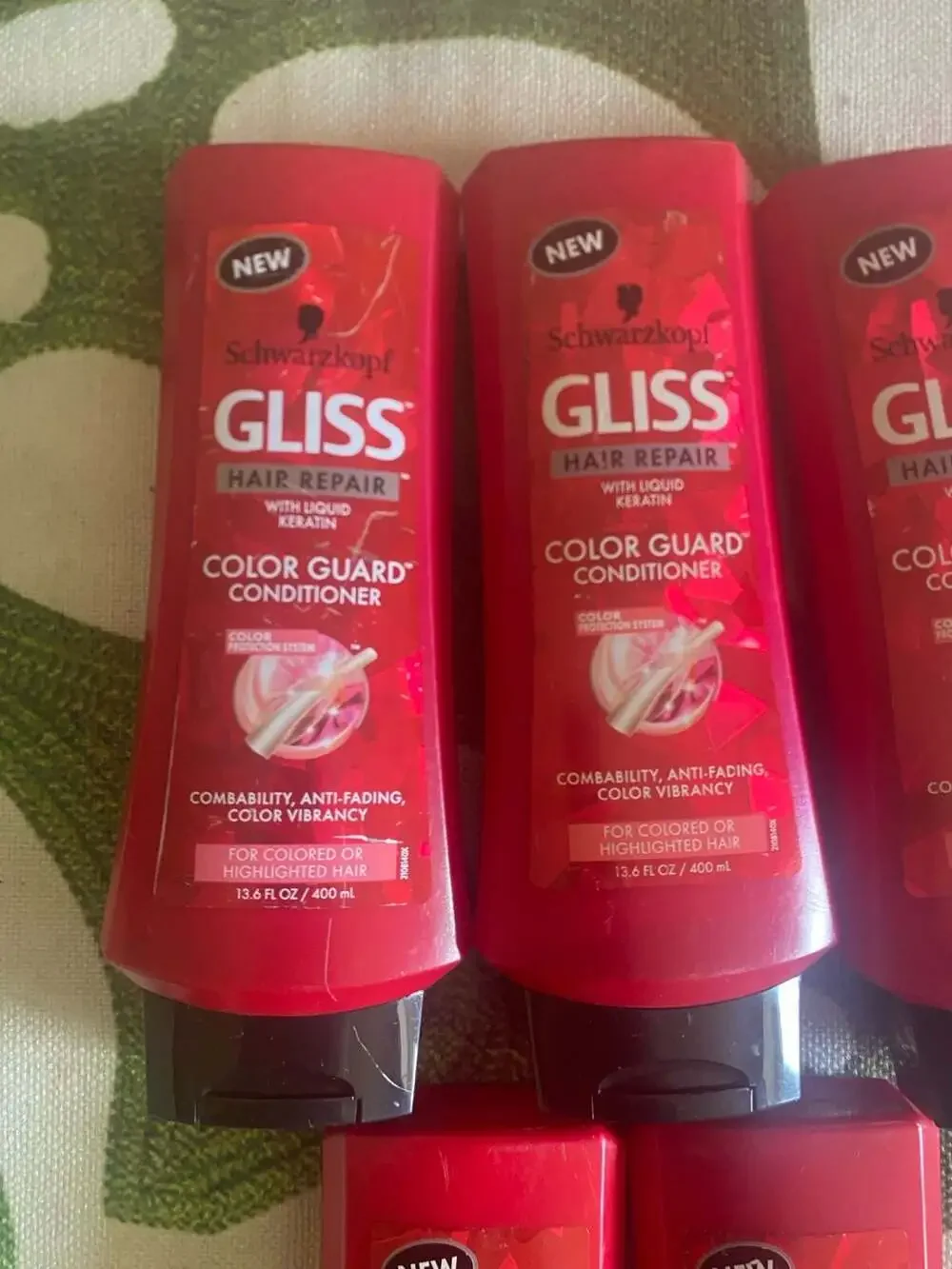 Schwarzkopf Gliss Hair Repair Liquid Keratin Color Guard Shampoo Conditioner Set